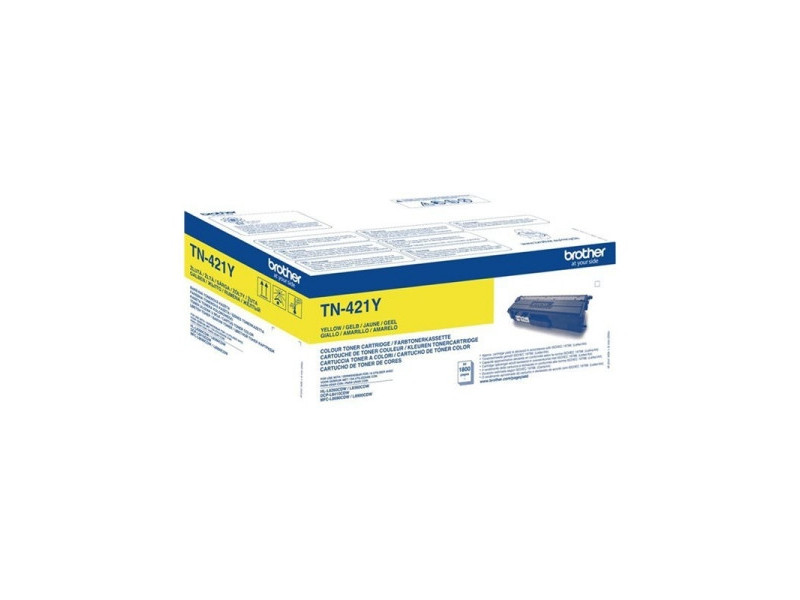 Toner Brother TN421Y - jaune - 1800 pages