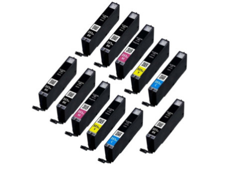 Multipack compatible Canon CLI-551 (11 cartouches)