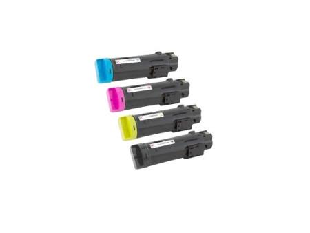 Lot de 4 toners compatibles Dell - K/C/M/Y - S2825/H625/H825