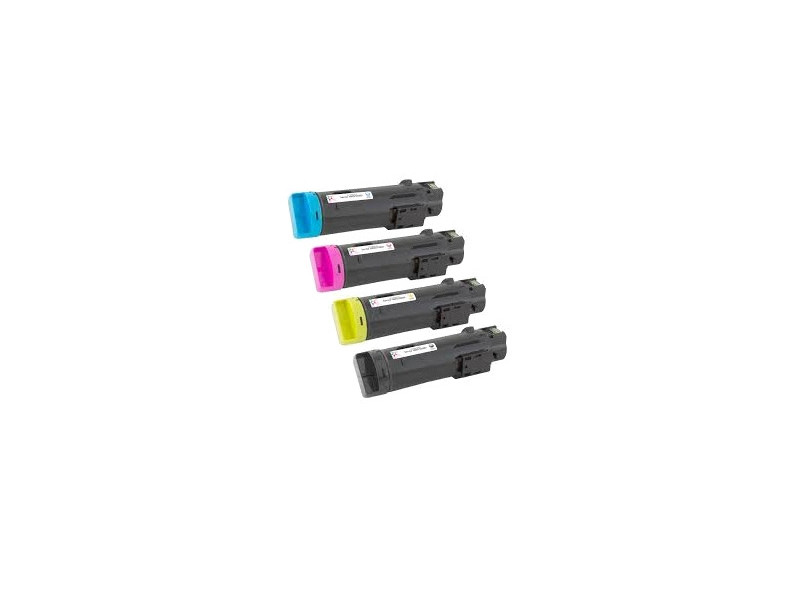 Lot de 4 toners compatibles Dell - K/C/M/Y - S2825/H625/H825