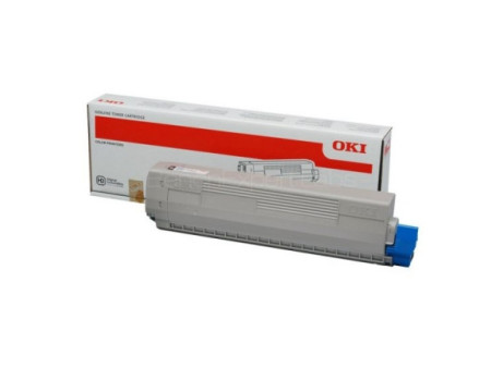 oki toner laser magenta - 10.000 pages c833n c843dn