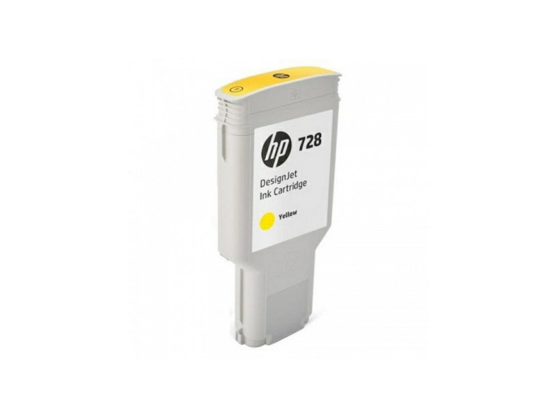 Cartouche HP 728 - F9K15A - 300ml - Jaune