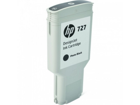 hewlett packard cartouche jet d'encre noir photo 727 300ml designjet/t930/t1530/t2530