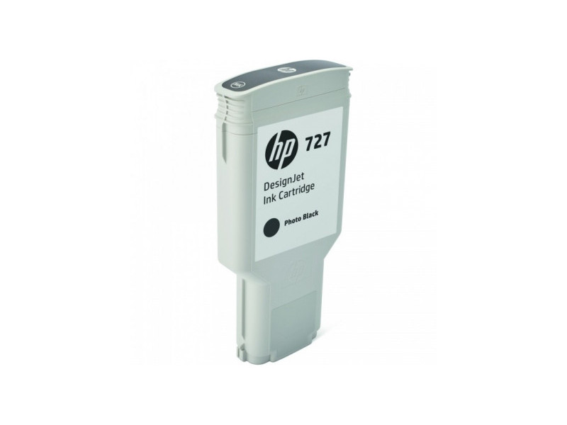 hewlett packard cartouche jet d'encre noir photo 727 300ml designjet/t930/t1530/t2530