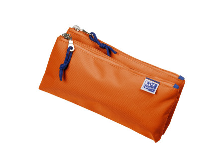 Oxford Trousse à deux compartiments, polyester, orange
