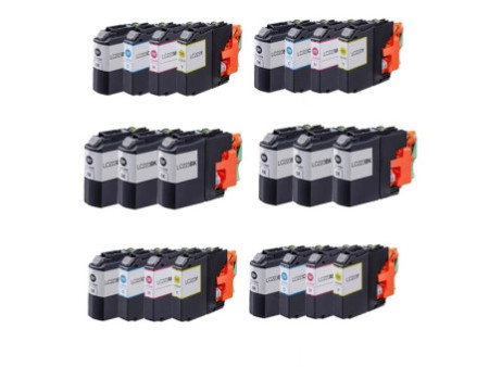 Multipack compatibles Brother LC223 XXL (22 cartouches BK/C/M/Y)