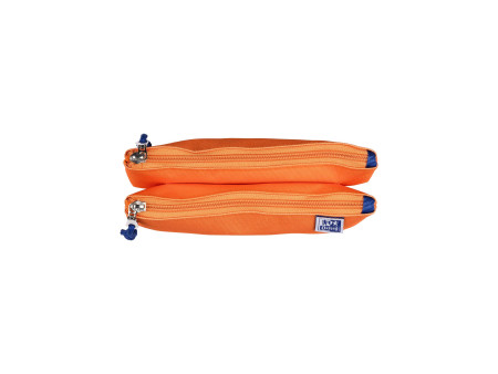 Oxford Trousse à deux compartiments, polyester, orange