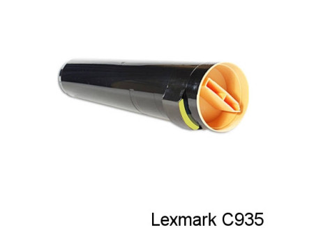 Toner compatible Lexmark C930H2YG - jaune (24.000 pages)