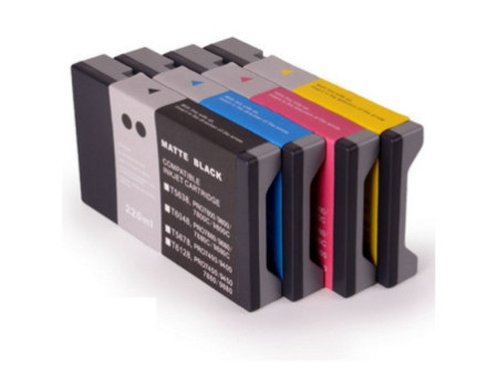 Lot de 4 cartouches generiques Epson T6121 T6122 T6123 T6124 - 220ml