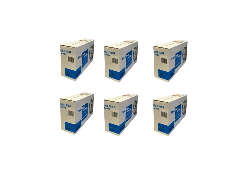 Lot 6 Toners compatibles Brother TN-241 TN-245 (K/C/M/Y)