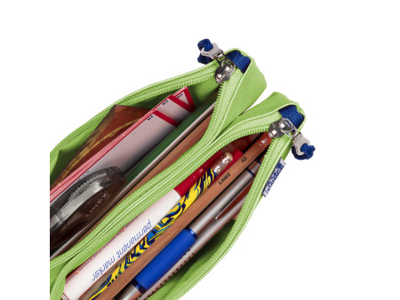 Oxford Trousse à deux compartiments, polyester, vert clair