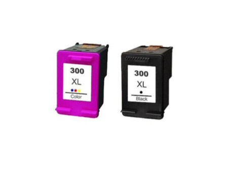 Multipack compatible HP 300XL - NOIR + COULEUR (2 cartouches)