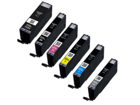 Multipack compatible Canon PGI-550/CLI-551 pgbk/c/m/y/bk/gy (6 cartouche)