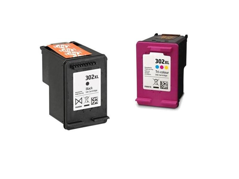 Multipack compatible HP 302XL - Noir + Couleur