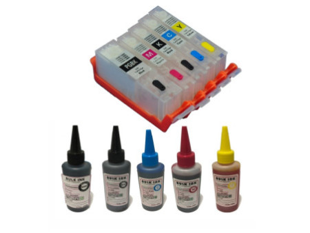 Cartouches rechargeables Canon CLI551 et PG550 (6 cartouches)
