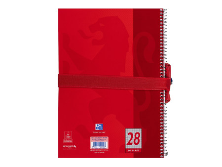 Oxford Trousse, polyester, rectangulaire, petit, rouge