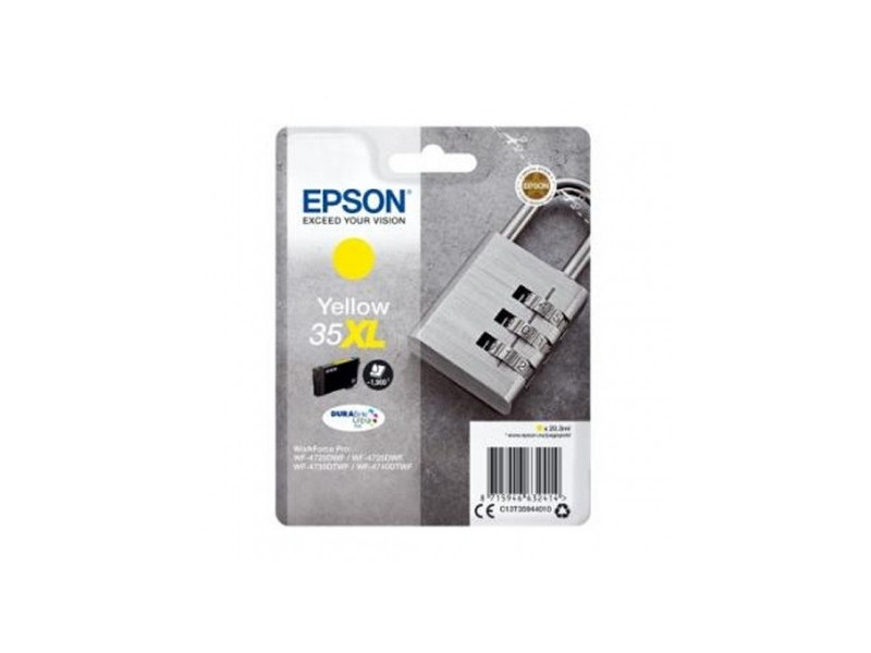 Cartouche Epson 35XL - jaune - 1800 pages