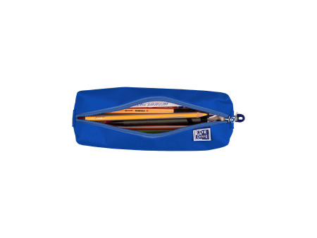 Oxford Trousse, polyester, rectangulaire, petit, bleu