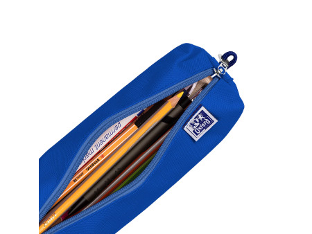 Oxford Trousse, polyester, rectangulaire, petit, bleu