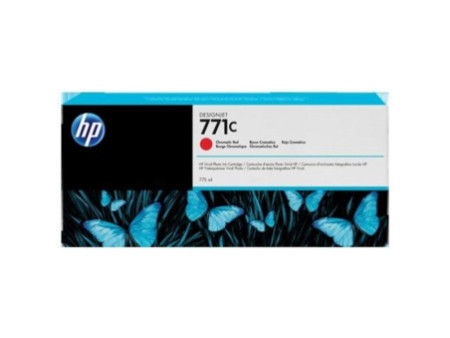 Cartouche Jet d'encre HP N°771C Rouge