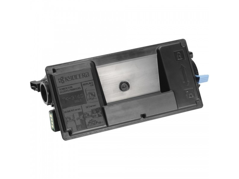 Toner compatible Kyocera TK-3160 TK3160 - Noir - 12500 pages