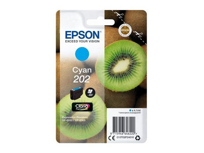 Cartouche Epson 202 - Cyan
