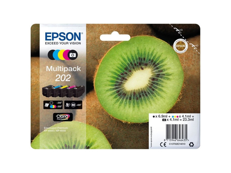 Multipack Epson 202 - 5 cartouches