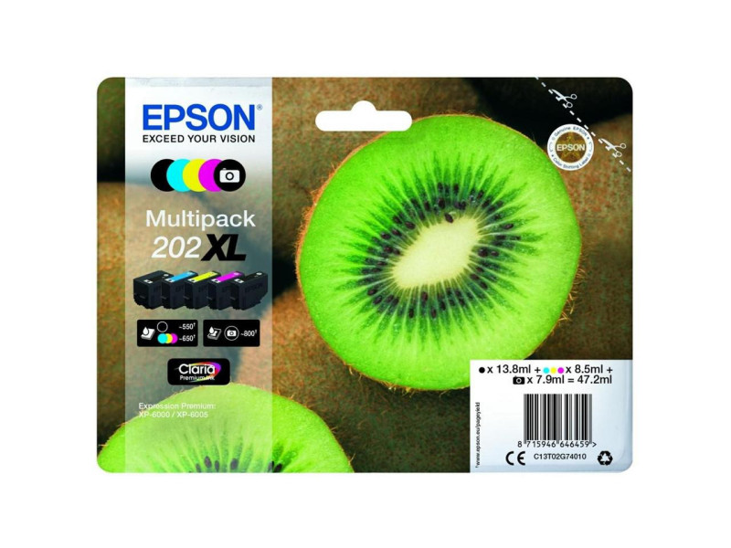 Multipack Epson 202XL - 5 cartouches