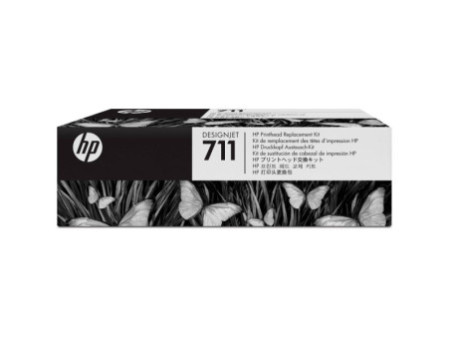 Kit remplissage de Tête d'impression HP N°711 (1 Noir + 1 Cyan + 1 Magenta + 1 Jaune)