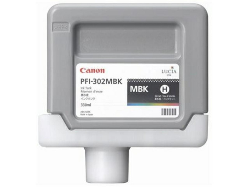 Cartouche Jet d'encre CANON PFI-302MBK Noir Mat