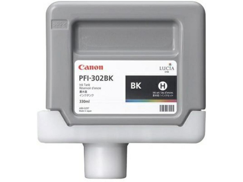 Cartouche Jet d'encre CANON PFI-302BK Noir