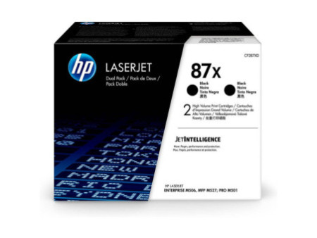 Toner Laser HP N°87X Noir (*2)