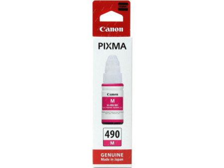 Bouteille encre CANON 490 - GI490 - 0665C001 - Magenta - 70 ml
