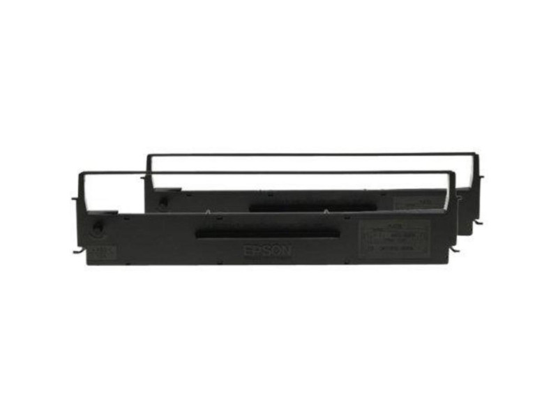 Ruban nylon EPSON Noir C13S015646 (x2)