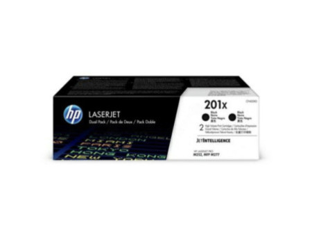 Toner Laser HP N°201X Noir (pack de 2)