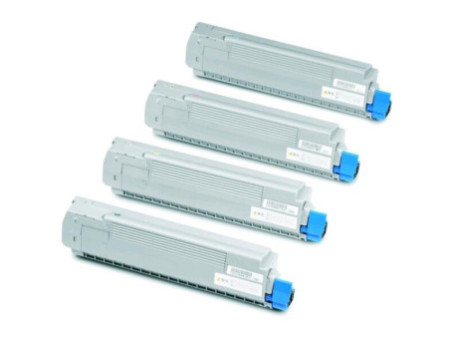 Toner Laser OKI  43698501 (1 Noir + 1 Cyan + 1 Magenta + 1 Jaune) (lot de 4)