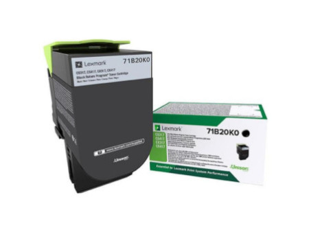 Toner Laser LEXMARK 71B20K0 Noir