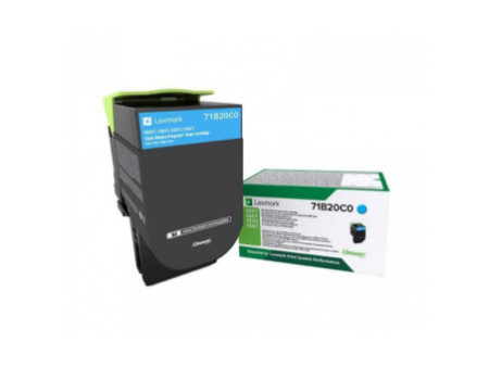 Toner Laser LEXMARK 71B20C0 Cyan