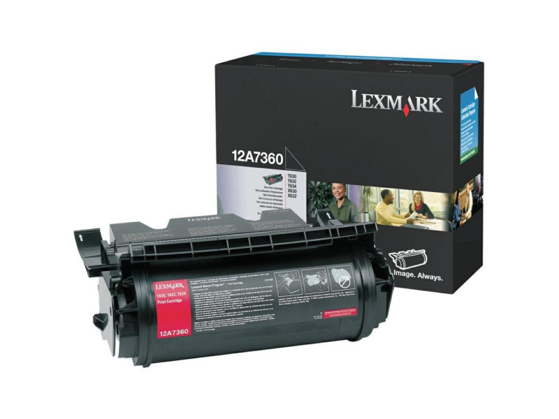 Toner Laser LEXMARK 12A7360 Noir