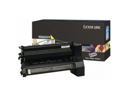 Toner Laser LEXMARK 15G031Y Jaune