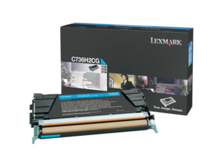 Toner Laser LEXMARK C736H2CG Cyan