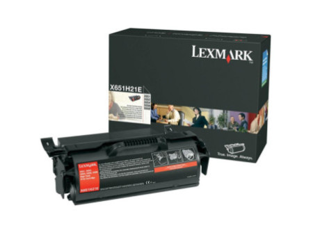 Toner Laser LEXMARK X651H21E Noir