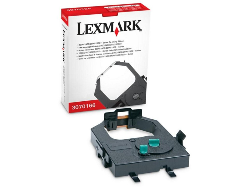 Ruban nylon LEXMARK 3070166 Noir