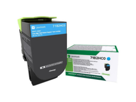 Toner Laser LEXMARK 71B2HC0 Cyan