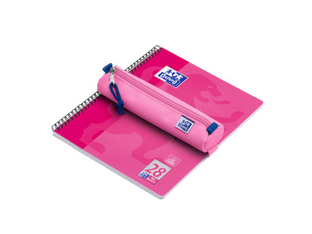 Oxford Trousse, polyester, rond, petit, rose