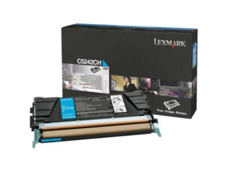 Toner Laser LEXMARK C5242CH Cyan