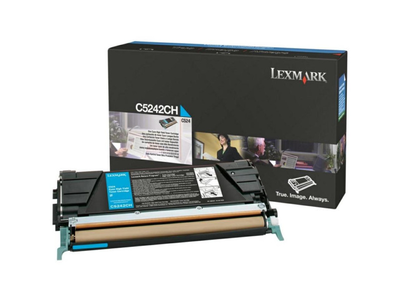 Toner Laser LEXMARK C5242CH Cyan