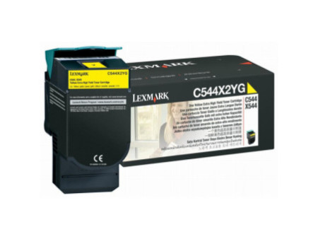 Toner Laser LEXMARK C544X2YG Jaune