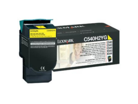 Toner Laser LEXMARK C540H2YG Jaune