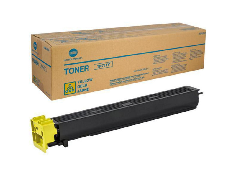 Toner Laser MINOLTA A3VU250 TN-711Y Jaune